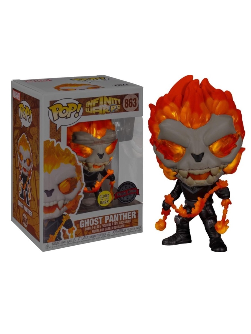 Funko POP infinity Warps #863 Ghost Panther